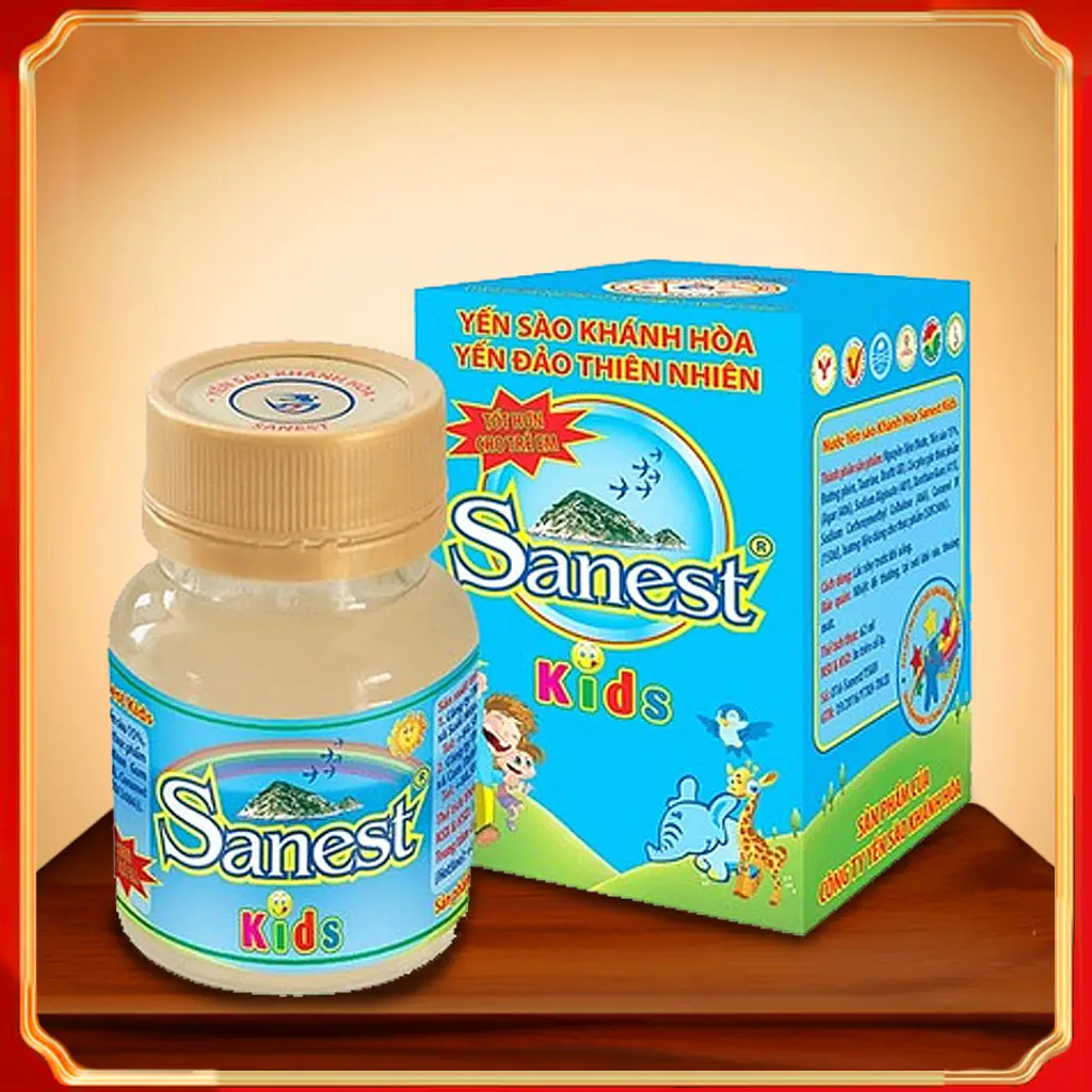 Nước Yến Sào Khánh Hòa Sanest Trẻ Em (26%) Lọ 62ml