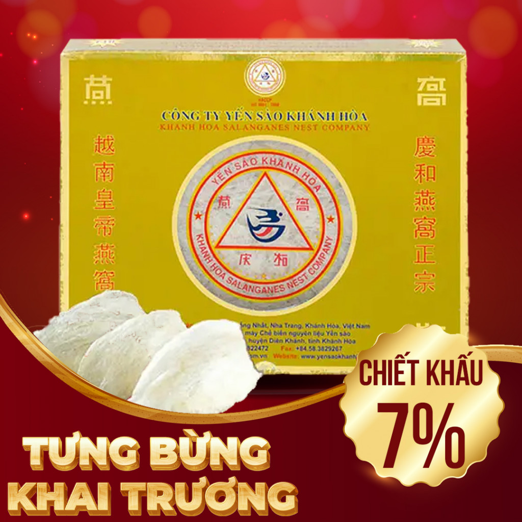 Tổ Yến Sào Trắng Tinh Chế 100g (H014) Khánh Hòa Y014