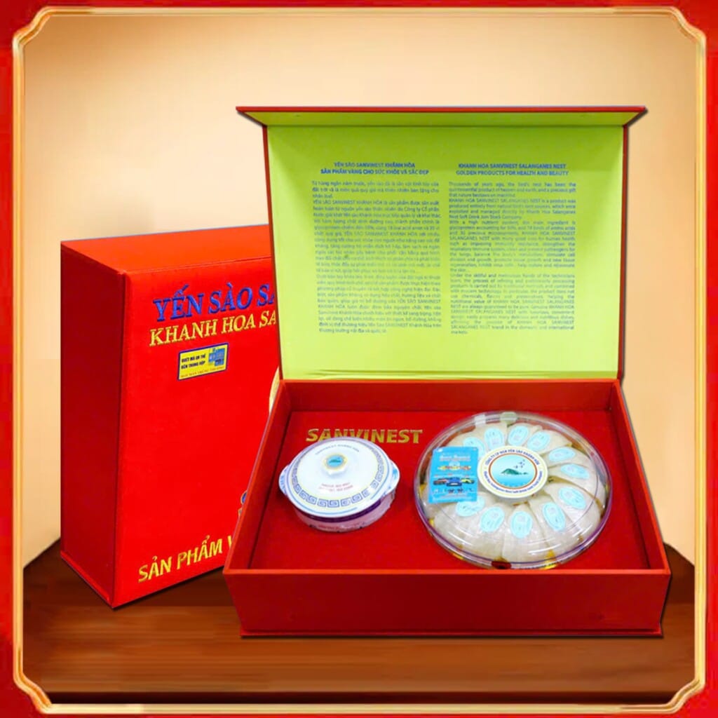 Yến Sào Tinh Chế Cao Cấp Sanvinest Khánh Hòa Hộp 100g