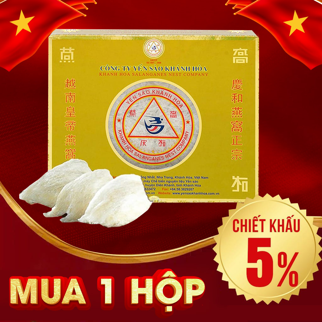 Yến Đảo Thiên Nhiên Tinh Chế Khánh Hòa Hộp 100g