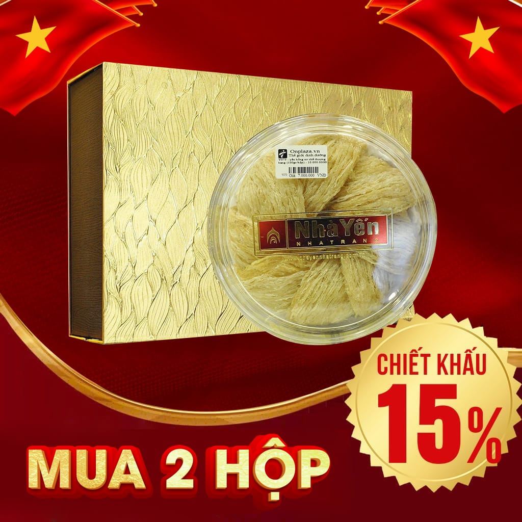 Yến Hồng Sơ Chế Thượng Hạng Hộp 100g