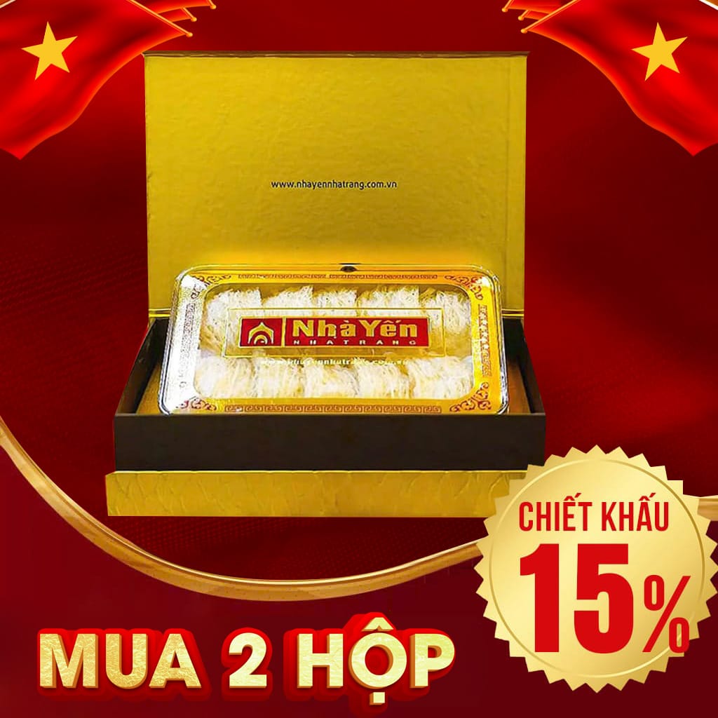 Yến Trắng Tinh Chế Thượng Hạng 2 Hộp 100g